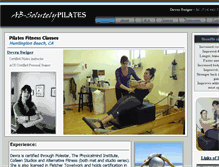 Tablet Screenshot of ab-pilates.com
